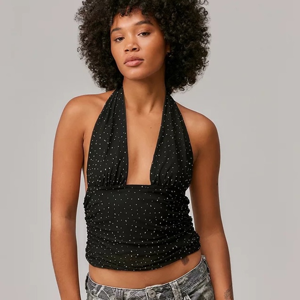 UO Silence + Noise Halter Top